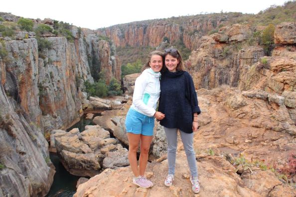 Katja and Yara in South Africa